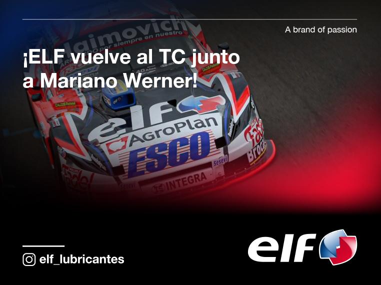 ELF vuelve al TC junto a Mariano Werner